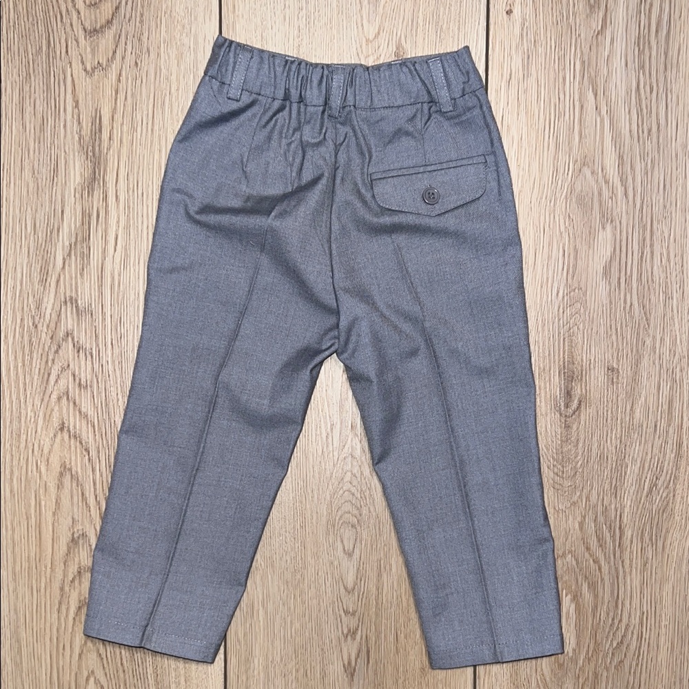 Elegant Kids Light Gray 3 Piece Formal Wear with Vest, Pants and Tie - Picture 8 of 13